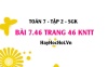 Bài 7.46 trang 46 Toán 7 Tập 2 Kết nối tri thức